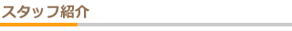 スタッフ紹介