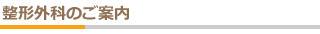 整形外科のご案内